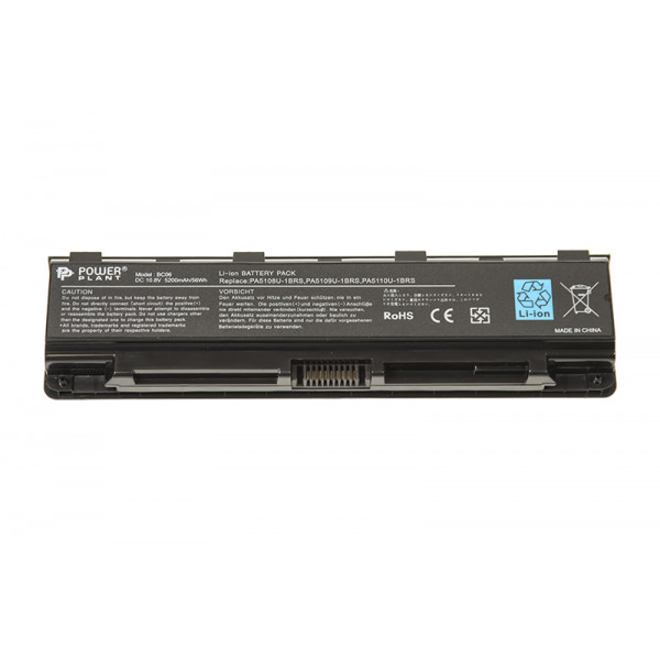 Фото - Аккумулятор для ноутбука PowerPlant TOSHIBA Satellite L750 (PA3817U-1BAS) 10.8V 5200mAh (NB510146)