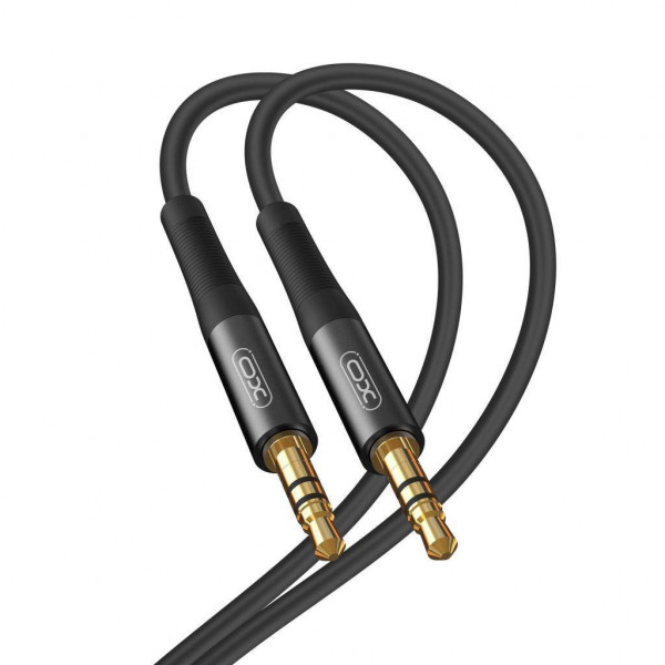 Фото - Кабель 3.5 мм - 3.5 мм XO NBR175A 1m Audio Cable Black (NBR175A-BK)