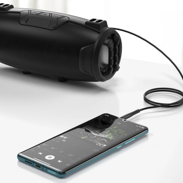 Фото - Кабель 3.5 мм - 3.5 мм XO NBR175A 1m Audio Cable Black (NBR175A-BK)