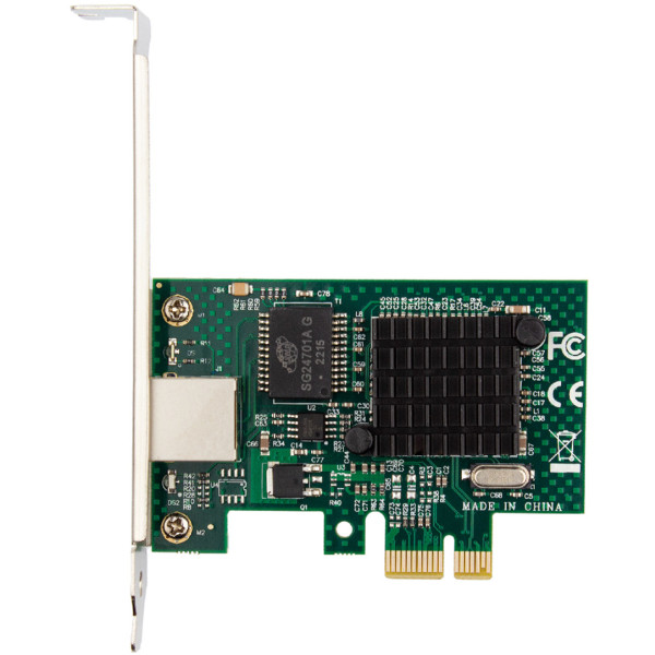 Фото - Сетевая карта LAN Frime PCI-E x1 Gigabit Ethernet Broadcom BCM5721 (NCF-GbLanBCM5721.LP)