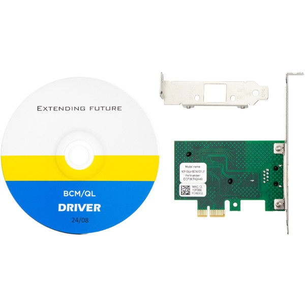 Фото - Сетевая карта LAN Frime PCI-E x1 Gigabit Ethernet Broadcom BCM5721 (NCF-GbLanBCM5721.LP)