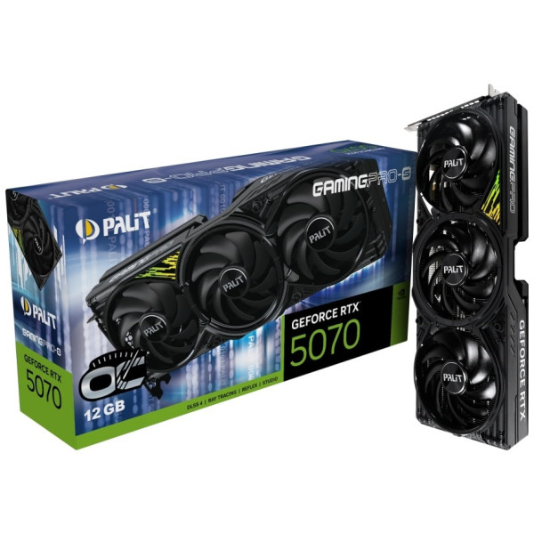 Фото - Видеокарта Palit GF RTX 5070 12GB GDDR7 GamingPro-S OC (NE75070T19K9-GB2050U)
