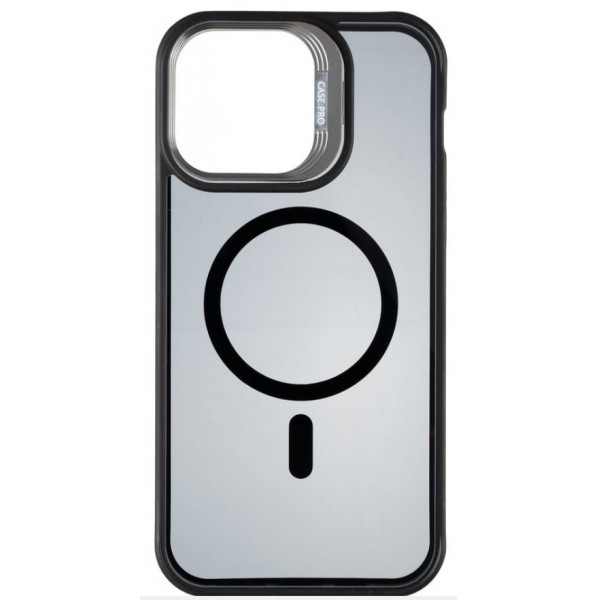 Фото - Чехол для смартфона Gelius Elegant Bumper Case Camera stand MagSafe for iPhone 14 Pro Black (98623) Фото - Чехол для смартфона Gelius Elegant Bumper Case Camera stand MagSafe for iPhone 14 Pro Black (98623)