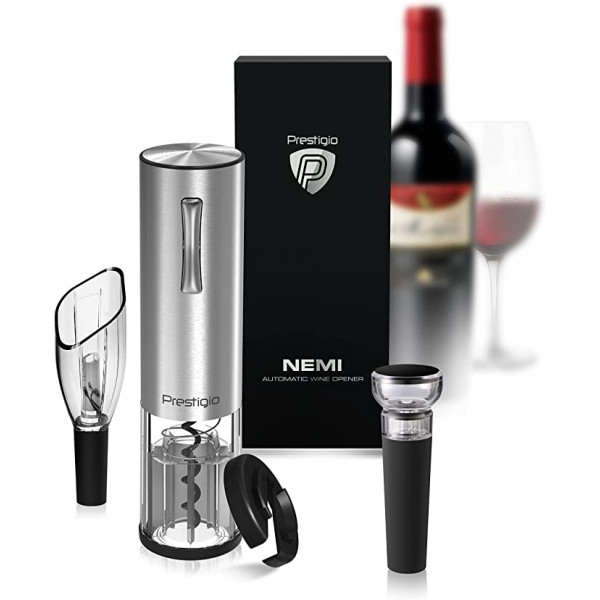 Фото - Штопор Prestigio Nemi Smart Wine Opener Silver (PWO103SL_EN)