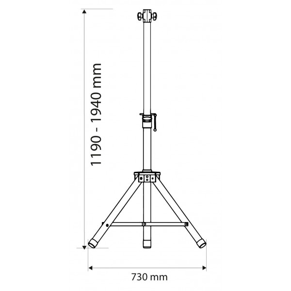 Фото - Ножка для инфракрасного обогревателя Neo Tools 90-033