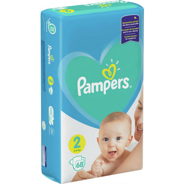 Фото - Одноразовые подгузники Pampers New Baby 2 68 шт. (8001090949653)
