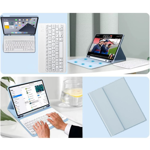 Фото - Чехол-клавиатура для планшета BeCover for Apple iPad Mini 6 2021 Light Blue (712989)