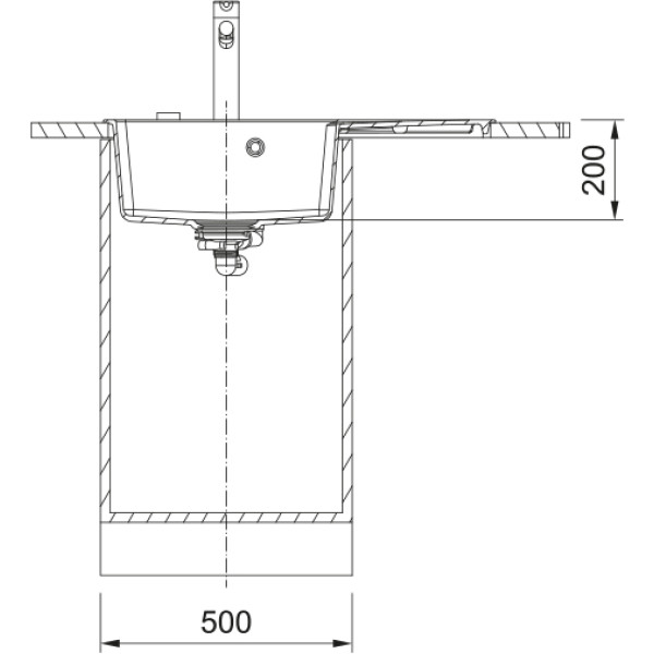 Фото - Мойка кухонная Franke Centro 780х500х200 мм CNG 611-78 TL бежевый (114.0630.475)