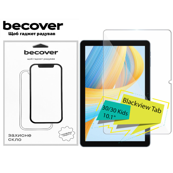 Фото - Защитное стекло для планшета BeCover for Blackview Tab 30/30 Kids 10.1" (713037)