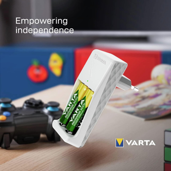 Фото - З/устройство для аккумуляторов AA/AAA Varta Mini Charger 2хNI MH (57656101451)