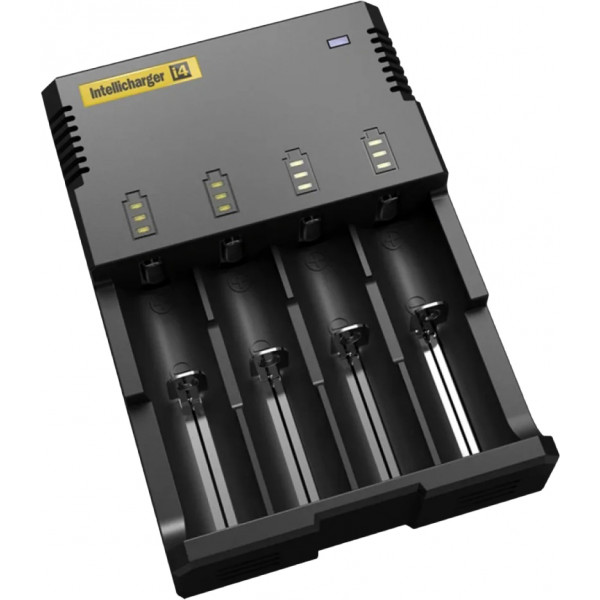 Фото - З/устройство для аккумуляторов AA/AAA Nitecore Intellicharger i4 (4 channels, LED, Li-ion, Ni-MH/Ni-Cd, AA/ (09002)
