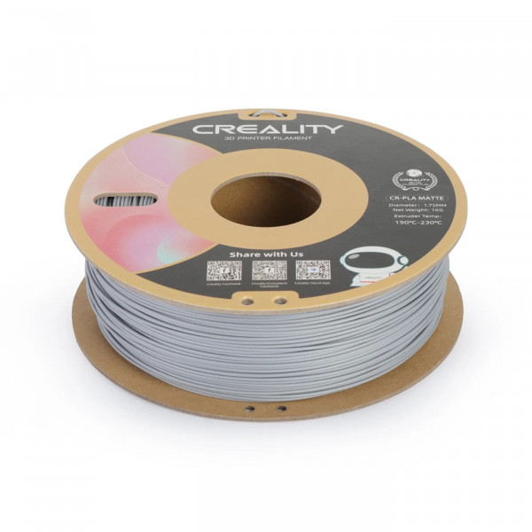 Фото - Нитка для PLA-картриджа Creality Filament 1.75 мм Gray (3301010299)