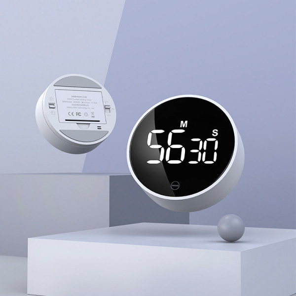Фото - Кухонный таймер цифровой MiiiW rotating timer (NK5260) White