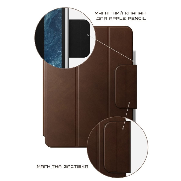 Фото - Чехол для планшета Nomad Leather Case Folio Brown for iPad Pro 11" M4 (NM013305858)