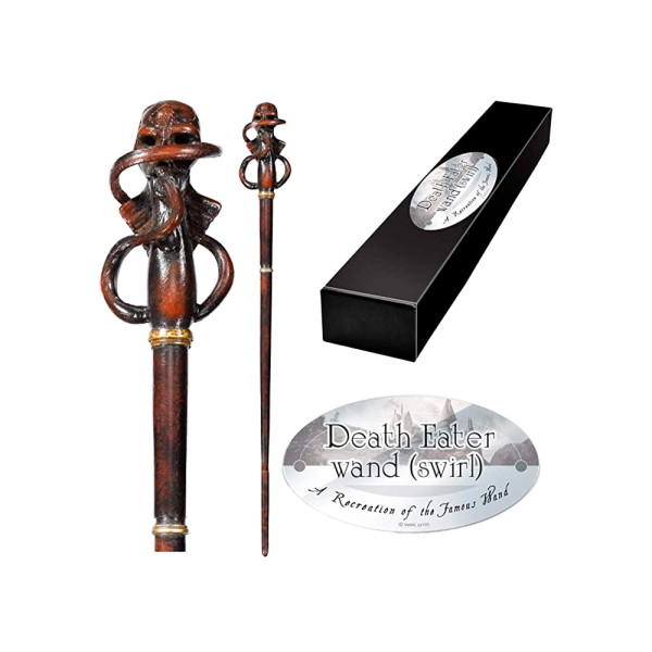 Фото - Сюжетно-ролевая игра. Набор-профессий Noble Collection HARRY POTTER Swirl - Death Eater Wand (NN8223)