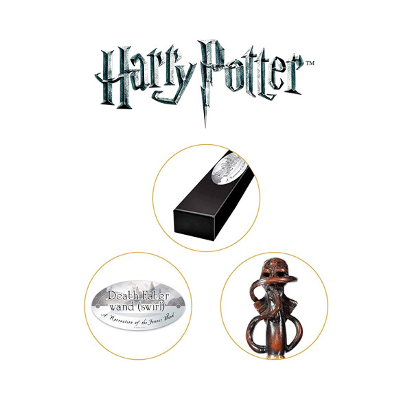Фото - Сюжетно-ролевая игра. Набор-профессий Noble Collection HARRY POTTER Swirl - Death Eater Wand (NN8223)