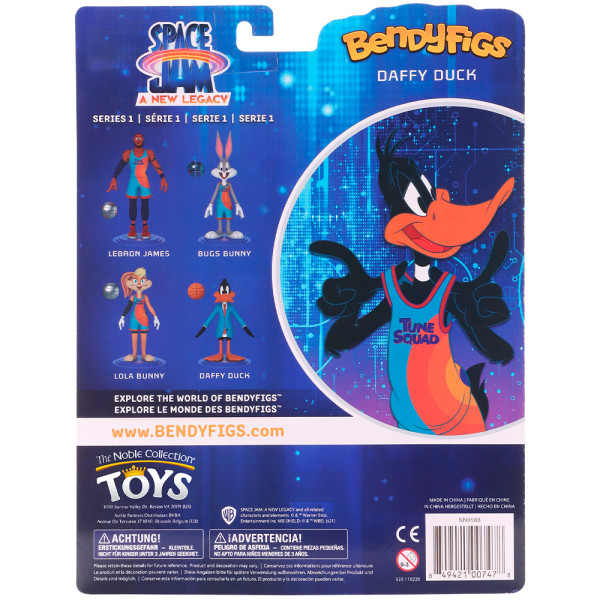 Фото - Коллекционная фигурка Noble Collection LOONEY TUNES Daffy SJ2 Bendyfig 19 см (NN9588)
