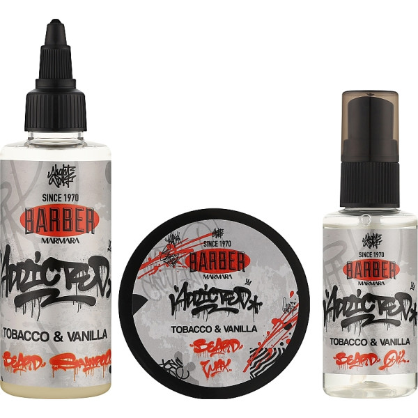 Фото - Подарочный набор для ухода за лицом Marmara Tobacco Vanilla Set (масло/бальзам/шампунь) (8691541010935) Фото - Подарочный набор для ухода за лицом Marmara Tobacco Vanilla Set (масло/бальзам/шампунь) (8691541010935)