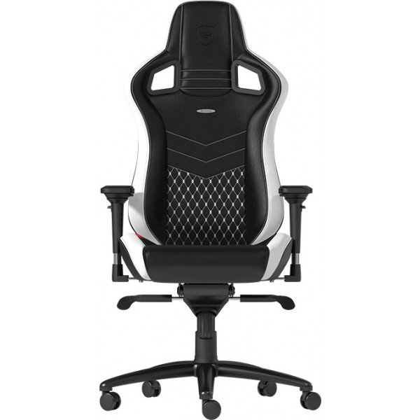 Фото - Кресло для геймеров Noblechairs EPIC Real Leather Black/White/Red