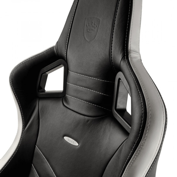 Фото - Кресло для геймеров Noblechairs EPIC Real Leather Black/White/Red