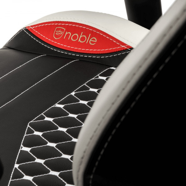 Фото - Кресло для геймеров Noblechairs EPIC Real Leather Black/White/Red