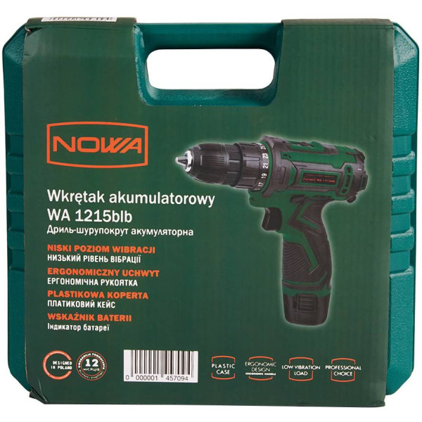Фото - Дрель-шуруповерт Nowa WA1215blb