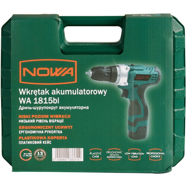 Фото - Дрель-шуруповерт Nowa WA1815bl