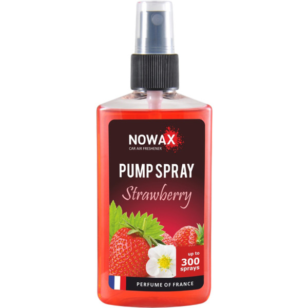 Фото - Ароматизатор для авто NOWAX PUMP SPRAY Strawberry 75 мл (NX07515)
