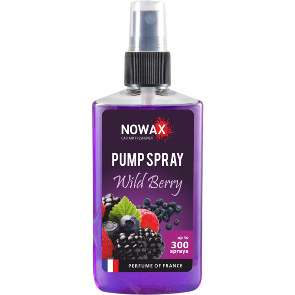 Фото - Ароматизатор для авто NOWAX PUMP SPRAY Wild berry 7 млl (NX07514)