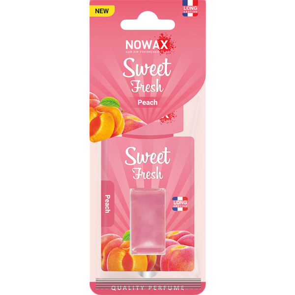 Фото - Ароматизатор для авто NOWAX мембранный Sweet Fresh NEW Peach (NX00126)