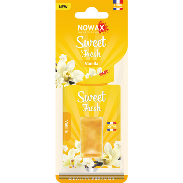 Фото - Ароматизатор для авто NOWAX мембранный Sweet Fresh NEW Vanilla (NX00128)