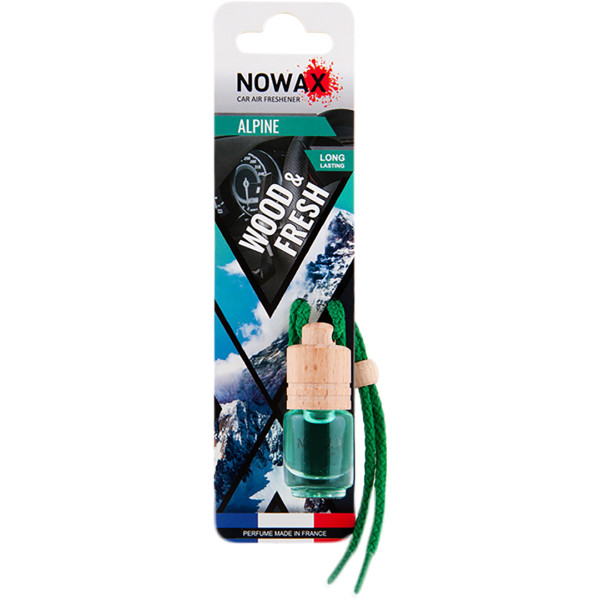 Фото - Ароматизатор для авто NOWAX Wood&Fresh Alpine 5 мл (NX07700)