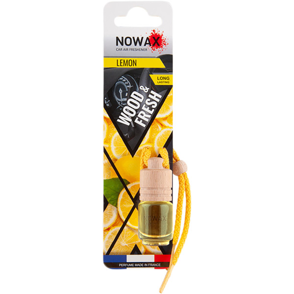 Фото - Ароматизатор для авто NOWAX Wood&Fresh Lemon 5 мл (NX07706)