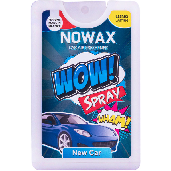 Фото - Ароматизатор для авто NOWAX с распылителем WOW Spray 18 мл New Car (NX00141)