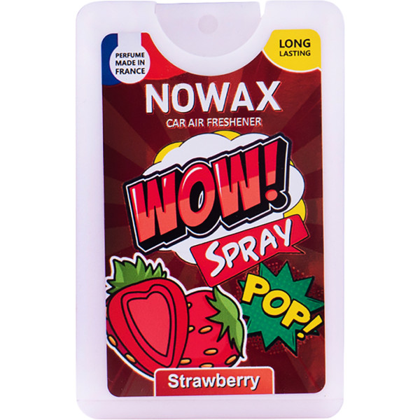 Фото - Ароматизатор для авто NOWAX с распылителем WOW Spray 18 мл Strawberry (NX00143)