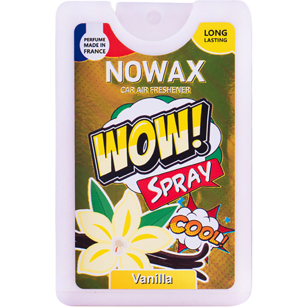 Фото - Ароматизатор для авто NOWAX с распылителем WOW Spray 18 мл Vanilla (NX00144)