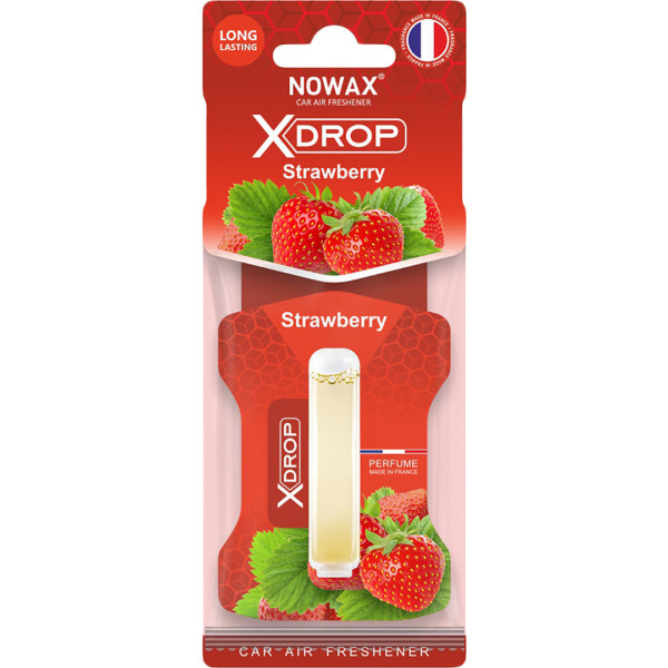 Фото - Ароматизатор для авто NOWAX с капсулой X Drop Strawberry (NX00060)