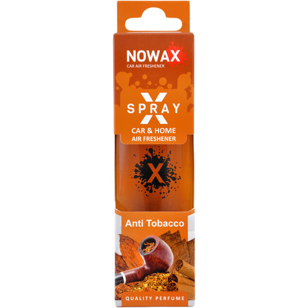 Фото - Ароматизатор для авто NOWAX с распылителем X Spray Anti Tobacco 50 мл (NX07606)