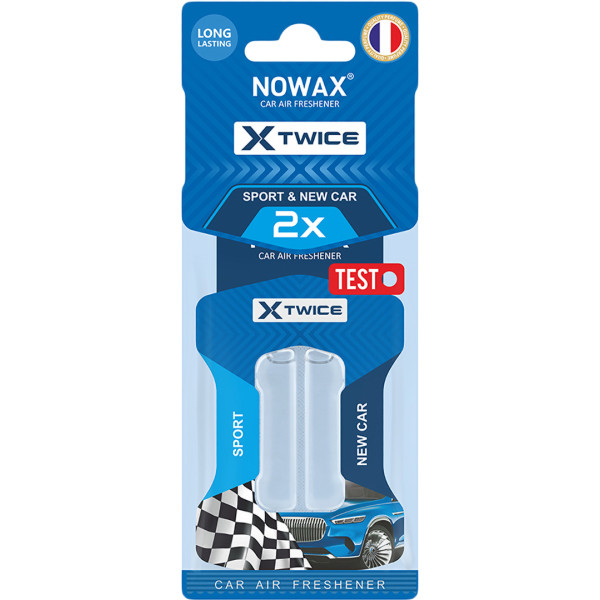 Фото - Ароматизатор для авто NOWAX с двойной капсулой X Twice New Car & Sport (NX00155)