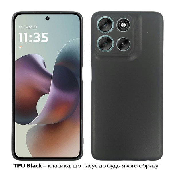 Фото - Чехол для смартфона BeCover for Motorola Moto G56 Black (713766)
