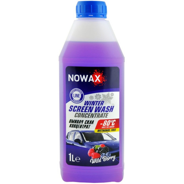Фото - Омыватель стекла NOWAX Winter Screen Wash concentrate -80°C 1 л Wildberry (NX01172)