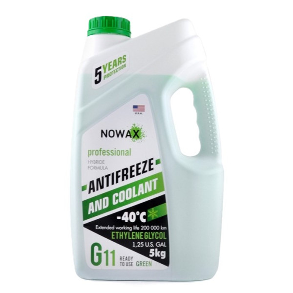 Фото - Антифриз NOWAX Green (NX05003)
