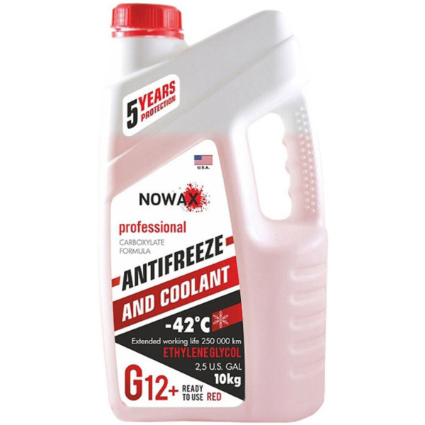Фото - Антифриз NOWAX  Red (NX10001)