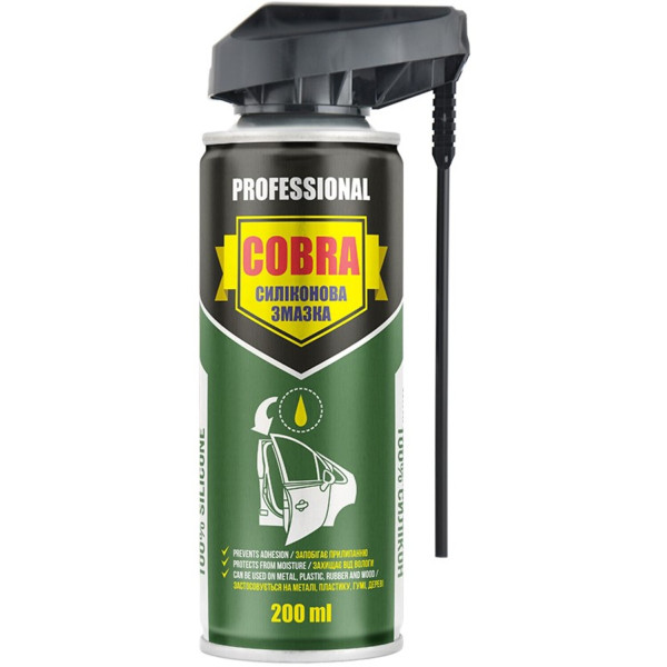 Фото - Смазка для авто Cobra SILICONE SPRAY PROFESSIONAL 200 мл (NX20700)