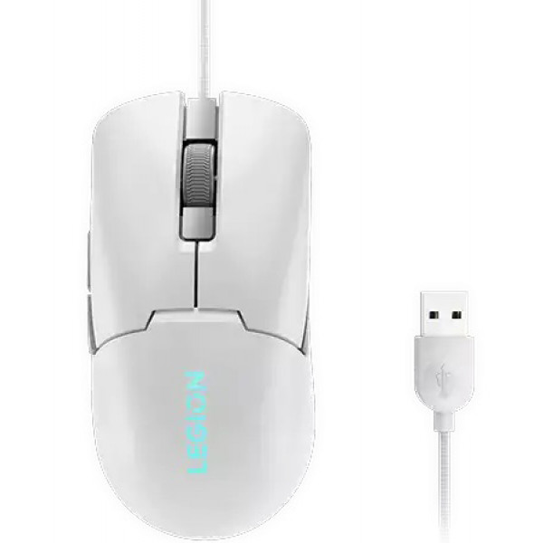 Фото - Уценка - Мышь проводная игровая Lenovo M300s RGB GM White (GY51H47351)