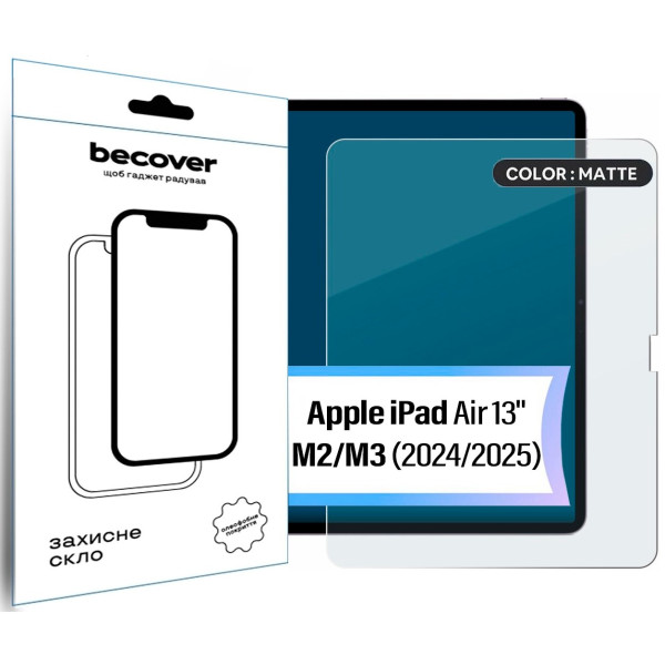 Фото - Защитное стекло для планшета BeCover Matte Anti-Glare for Apple iPad Air 13" M2/M3 (713706)