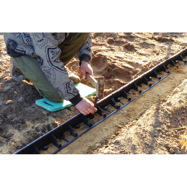 Фото - Бордюр садовый BRADAS RIM-BOARD 45х1000 мм 12 шт. (OBRB45)