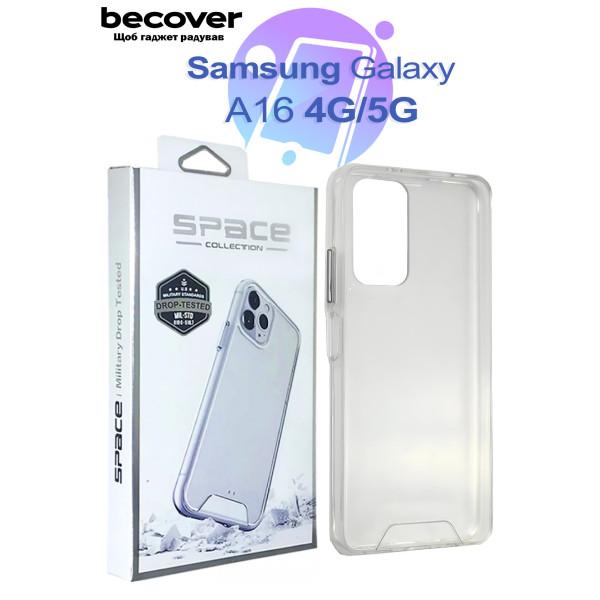 Фото - Чехол для смартфона BeCover Space Case for Samsung Galaxy A16 4G SM-A165/A16 5G SM-A166 Transparancy (713751)