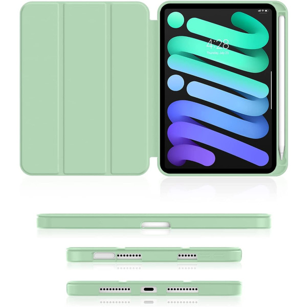 Фото - Чехол для планшета BeCover Direct Charge Pen с креплением Apple Pencil for Apple iPad mini 6 2021 Green (706786)