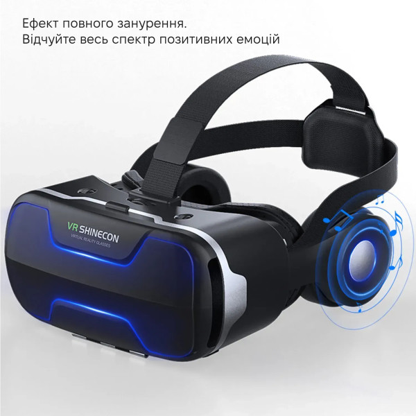 Фото - Очки виртуальной реальности Shinecon VR SC-G02ED + Джойстик Shinecon SC-B01 (SC-G02ED+SC-B01)
